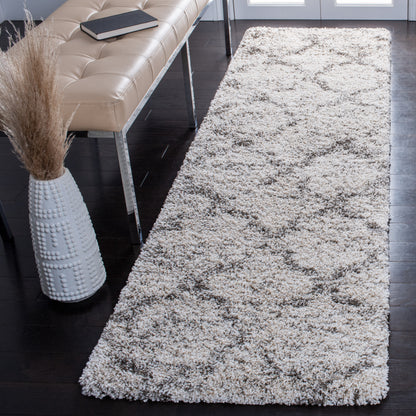 Safavieh Hudson Shag Sgh269A Ivory/Grey Area Rug