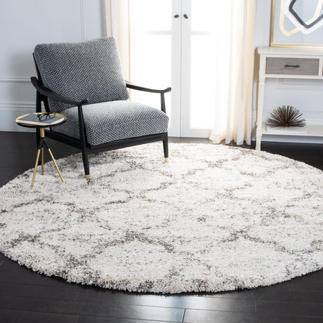 Safavieh Hudson Shag Sgh269A Ivory/Grey Rugs.