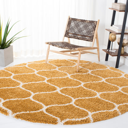 Safavieh Hudson Shag Sgh280E Gold/Ivory Area Rug