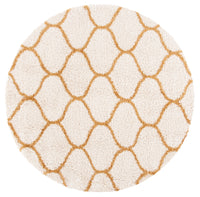 Safavieh Hudson Shag Sgh280F Ivory/Gold Area Rug