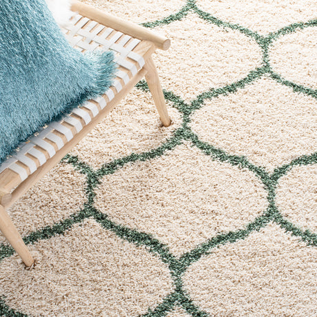 Safavieh Hudson Shag Sgh280H Ivory/Green Rugs.