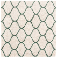 Safavieh Hudson Shag Sgh280H Ivory/Green Area Rug