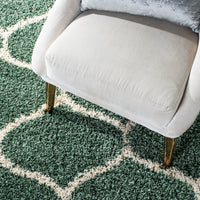 Safavieh Hudson Shag Sgh280X Light Green/Ivory Area Rug