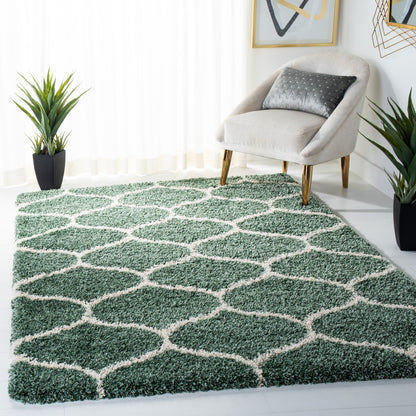 Safavieh Hudson Shag Sgh280X Light Green/Ivory Area Rug