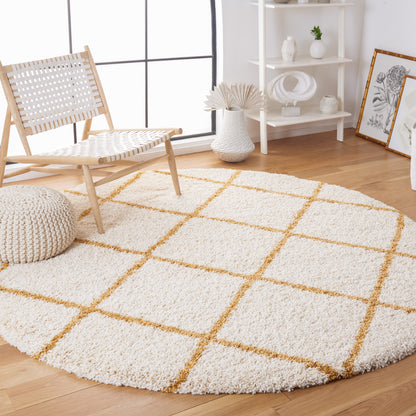 Safavieh Hudson Shag Sgh281E Ivory/Gold Area Rug