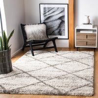 Safavieh Hudson Shag Sgh281J Grey/Beige Area Rug