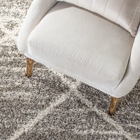 Safavieh Hudson Shag Sgh281K Distressed Grey/Ivory Area Rug