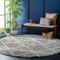 Safavieh Hudson Shag Sgh281K Distressed Grey/Ivory Area Rug