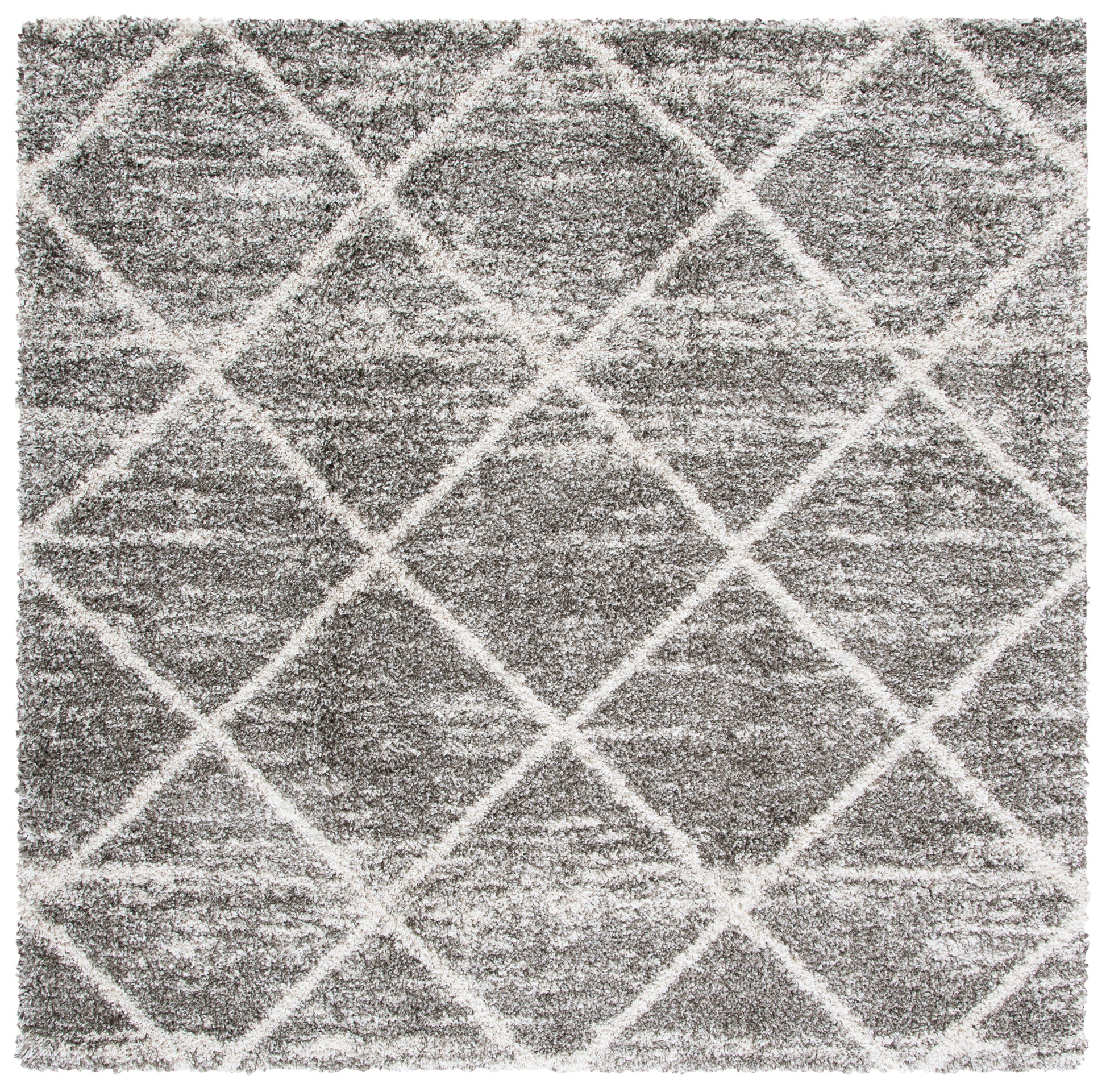 Safavieh Hudson Shag Sgh281K Distressed Grey/Ivory Area Rug