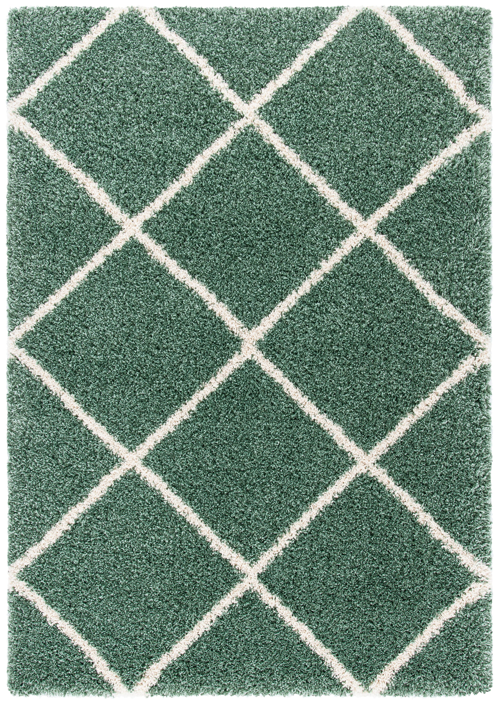 Safavieh Hudson Shag Sgh281Y Green/Ivory Area Rug