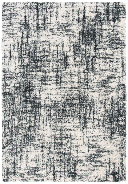 Safavieh Hudson Shag Sgh294A Ivory/Dark Grey Area Rug