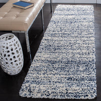 Safavieh Hudson Shag Sgh295A Ivory/Navy Area Rug