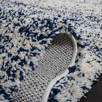 Safavieh Hudson Shag Sgh295A Ivory/Navy Area Rug