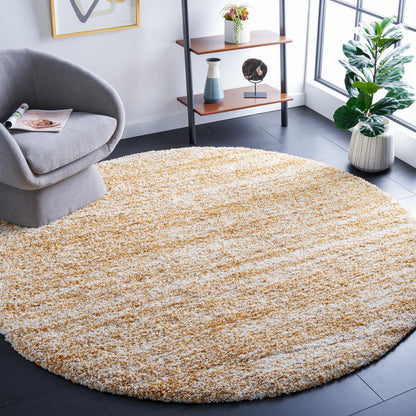 Safavieh Hudson Shag Sgh295G Ivory/Gold Area Rug