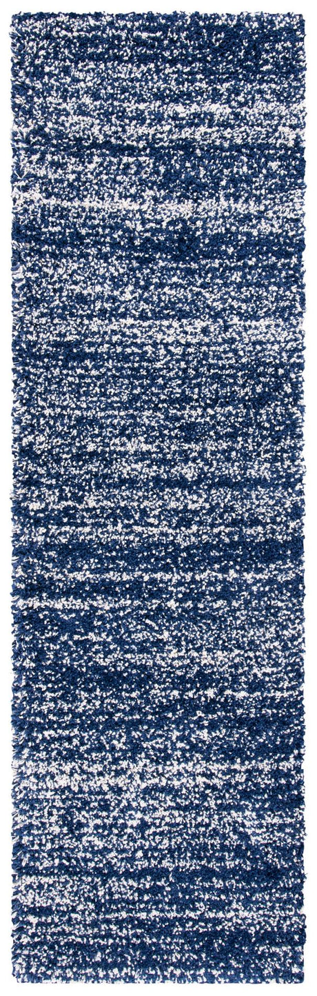 Safavieh Hudson Shag Sgh295N Navy/Ivory Rugs.