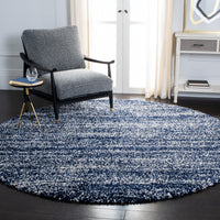 Safavieh Hudson Shag Sgh295N Navy/Ivory Area Rug