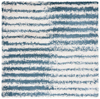 Safavieh Hudson Shag Sgh298A Ivory/Slate Blue Area Rug