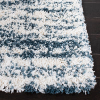 Safavieh Hudson Shag Sgh299A Ivory/Slate Blue Area Rug