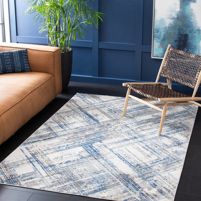 Safavieh Shivan Shv105M Ivory/Blue Rugs.