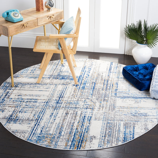 Safavieh Shivan Shv105M Ivory/Blue Rugs.
