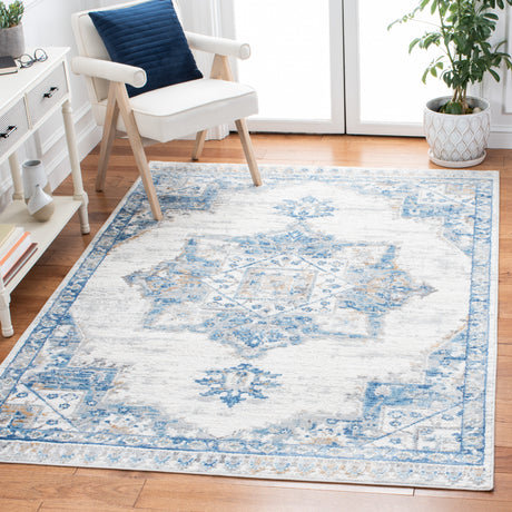 Safavieh Shivan Shv138M Ivory/Blue Rugs.