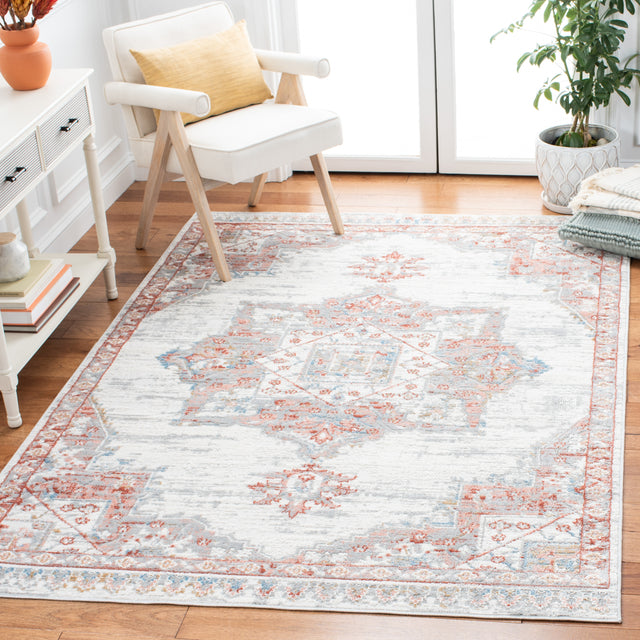 Safavieh Shivan Shv138P Ivory/Rust Rugs.