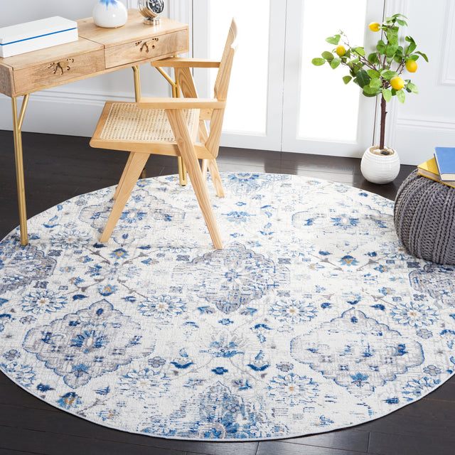 Safavieh Shivan Shv148M Ivory/Blue Rugs.