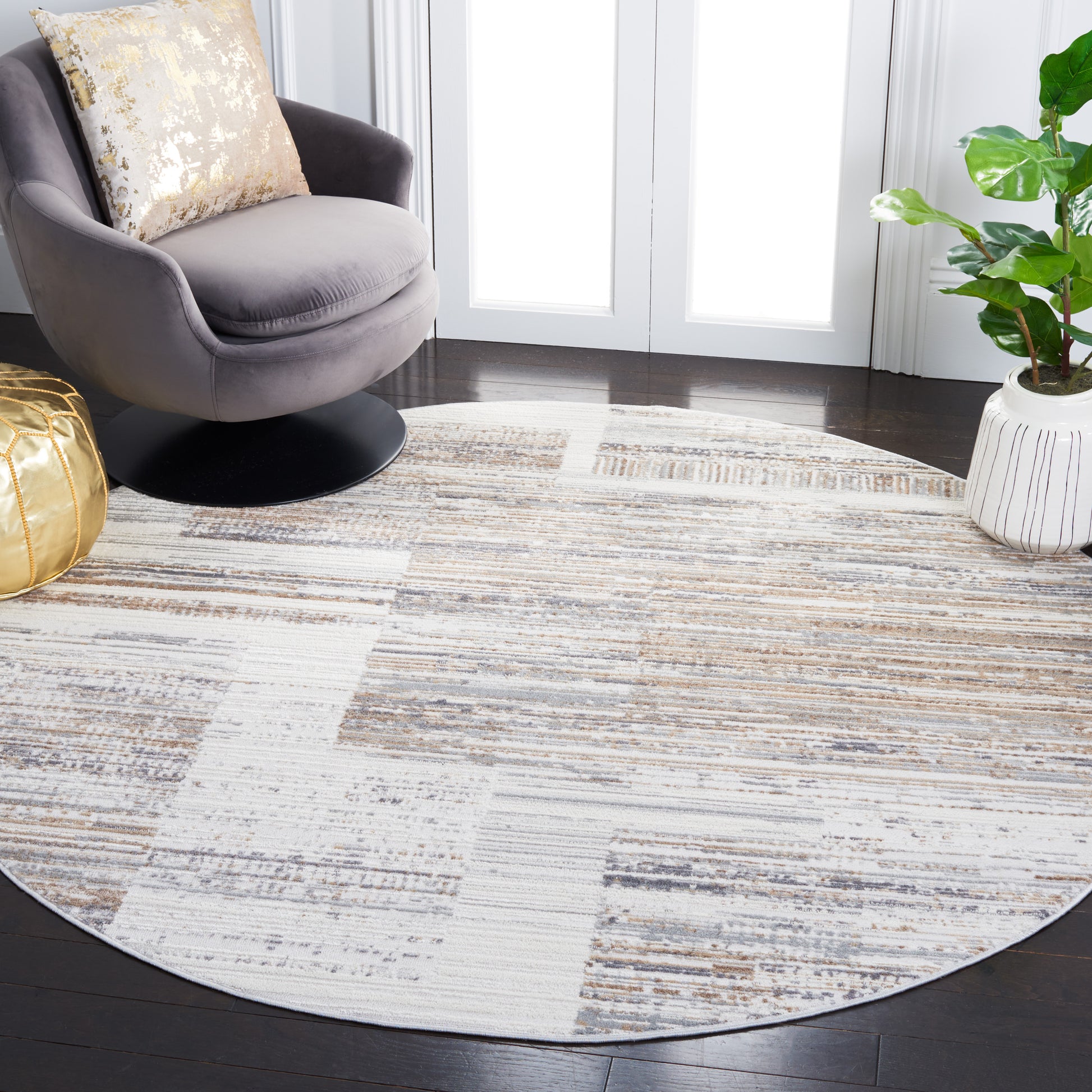 Safavieh Shivan Shv198F Ivory/Grey Area Rug