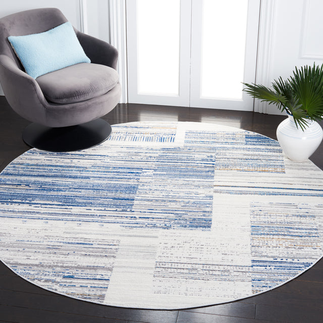 Safavieh Shivan Shv198M Ivory/Blue Rugs.