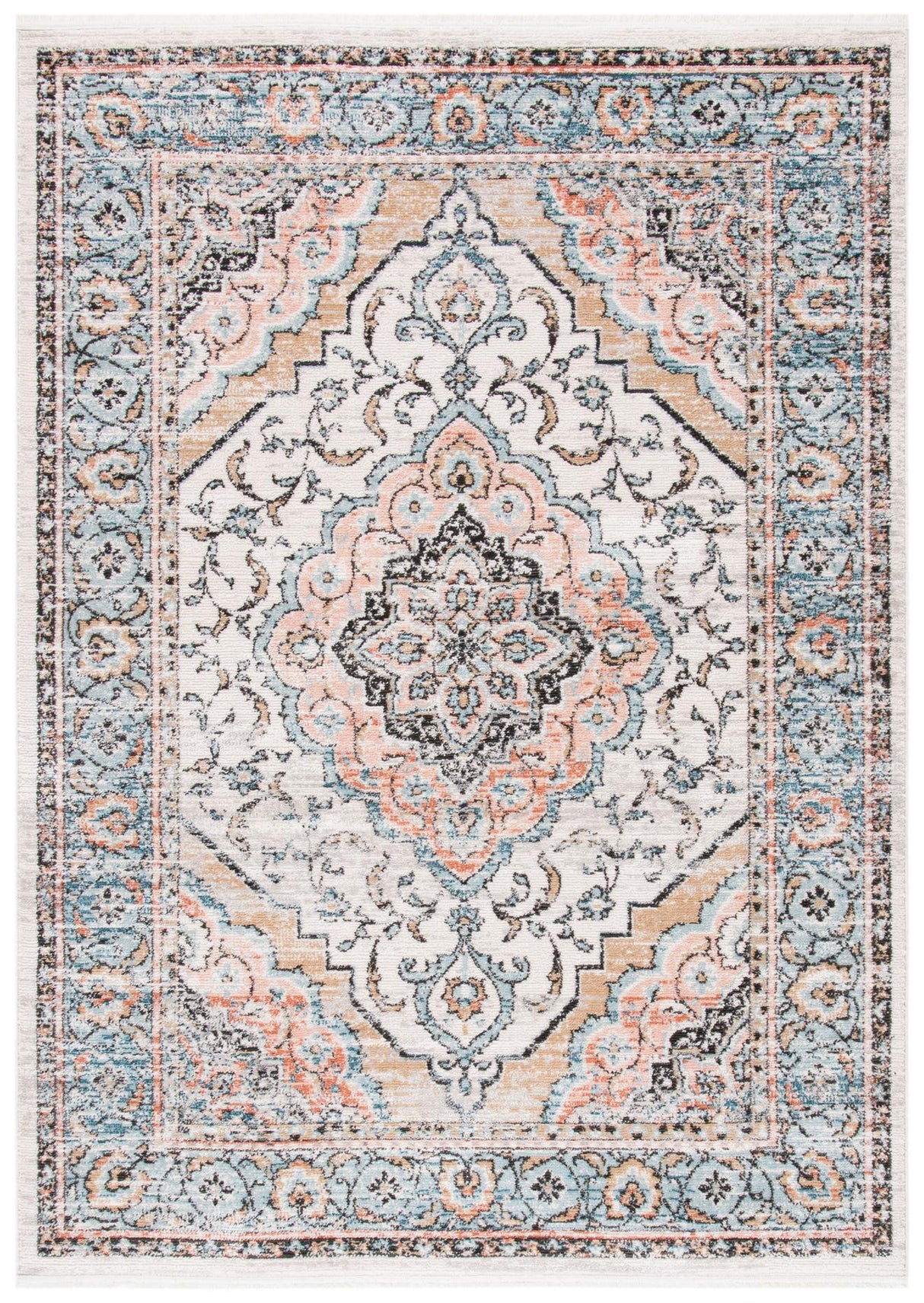 Safavieh Shivan Shv704F Grey/Blue Rug.