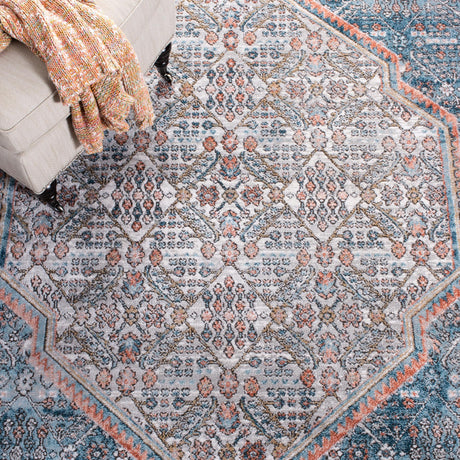 Safavieh Shivan Shv714M Blue/Red Rugs.