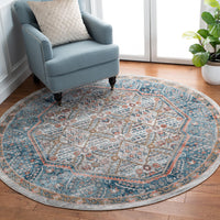 Safavieh Shivan Shv714M Blue/Red Area Rug