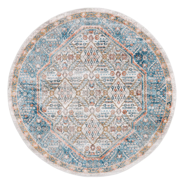 Safavieh Shivan Shv714M Blue/Red Rugs.