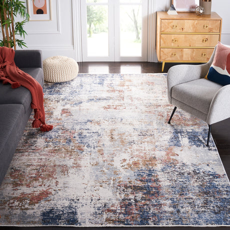 Safavieh Signature Sig766M Blue/Rust Rug.