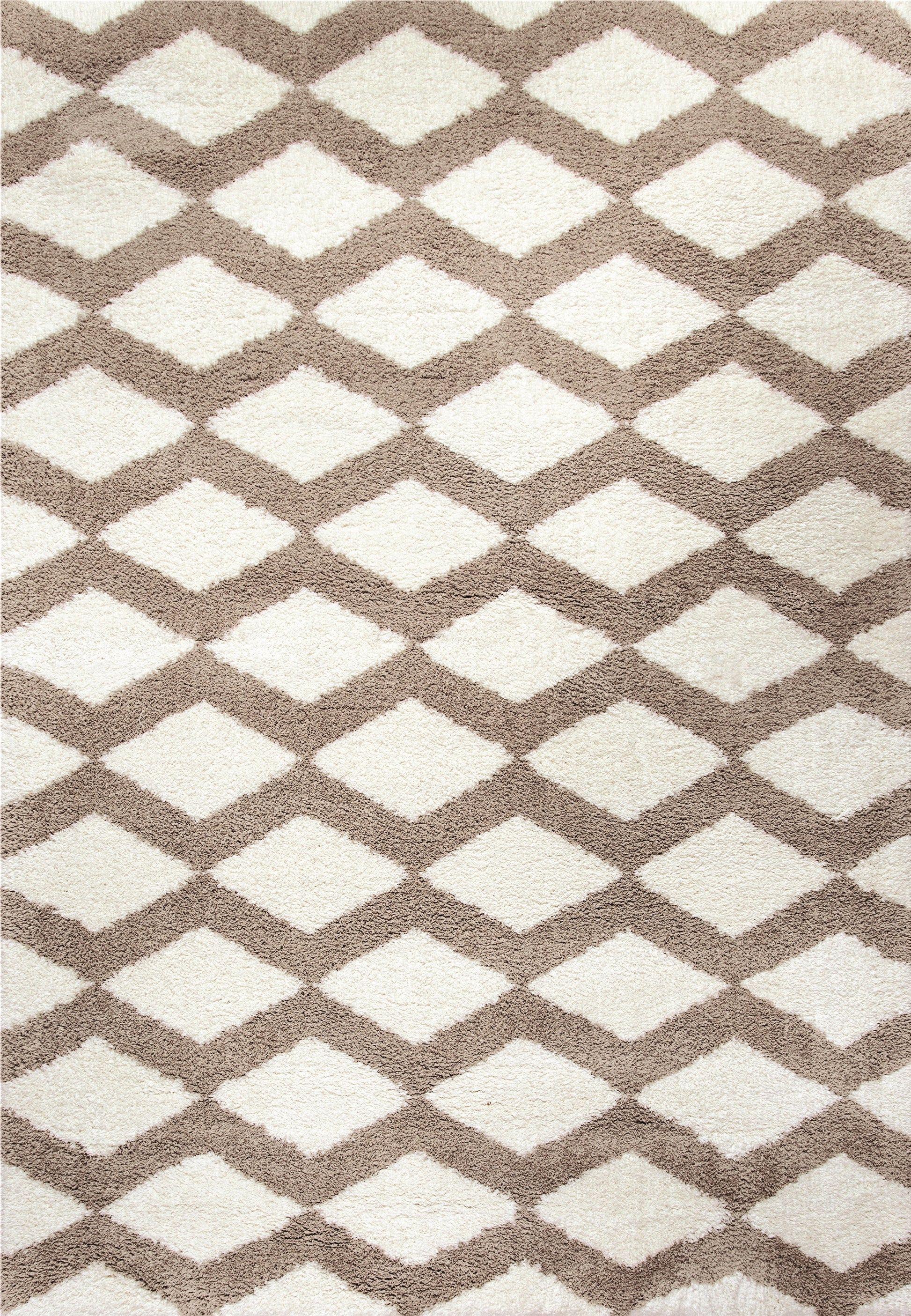 Dynamic Rugs Silky Shag 5904 White Area Rug