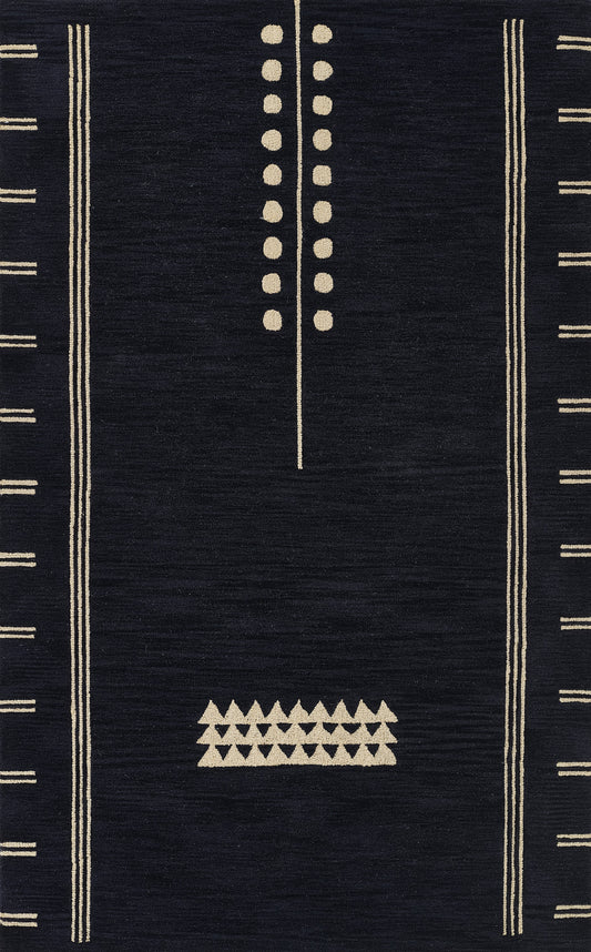 Momeni Simba Sim-5 Navy Area Rug