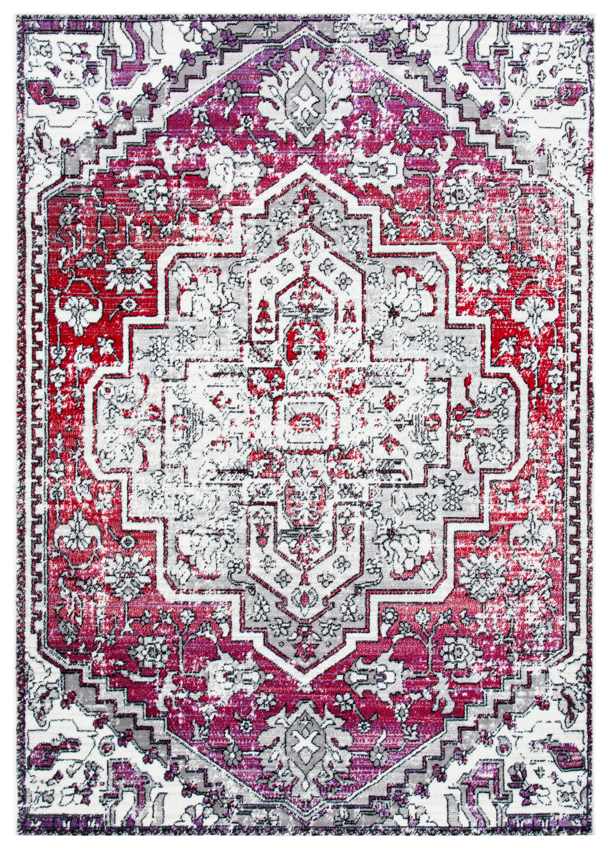 Safavieh Skyler Sky101Q Red/Ivory Area Rug