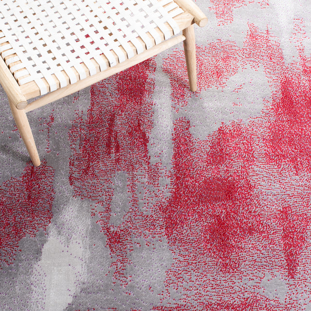 Safavieh Skyler Sky141Q Grey/Red Area Rug