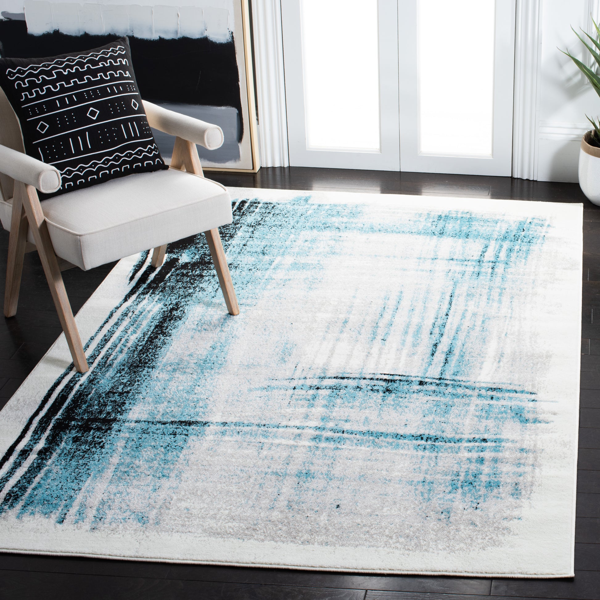 Safavieh Skyler Sky152K Ivory/Teal Area Rug