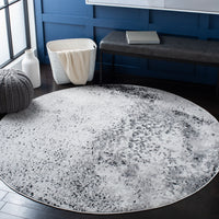 Safavieh Skyler Sky163F Silver/Black Area Rug