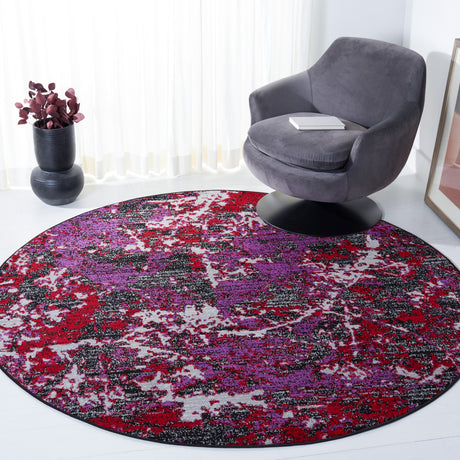 Safavieh Skyler Sky186V Black/Purple Area Rug