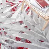 Safavieh Skyler Sky189Q Grey/Red Rugs.