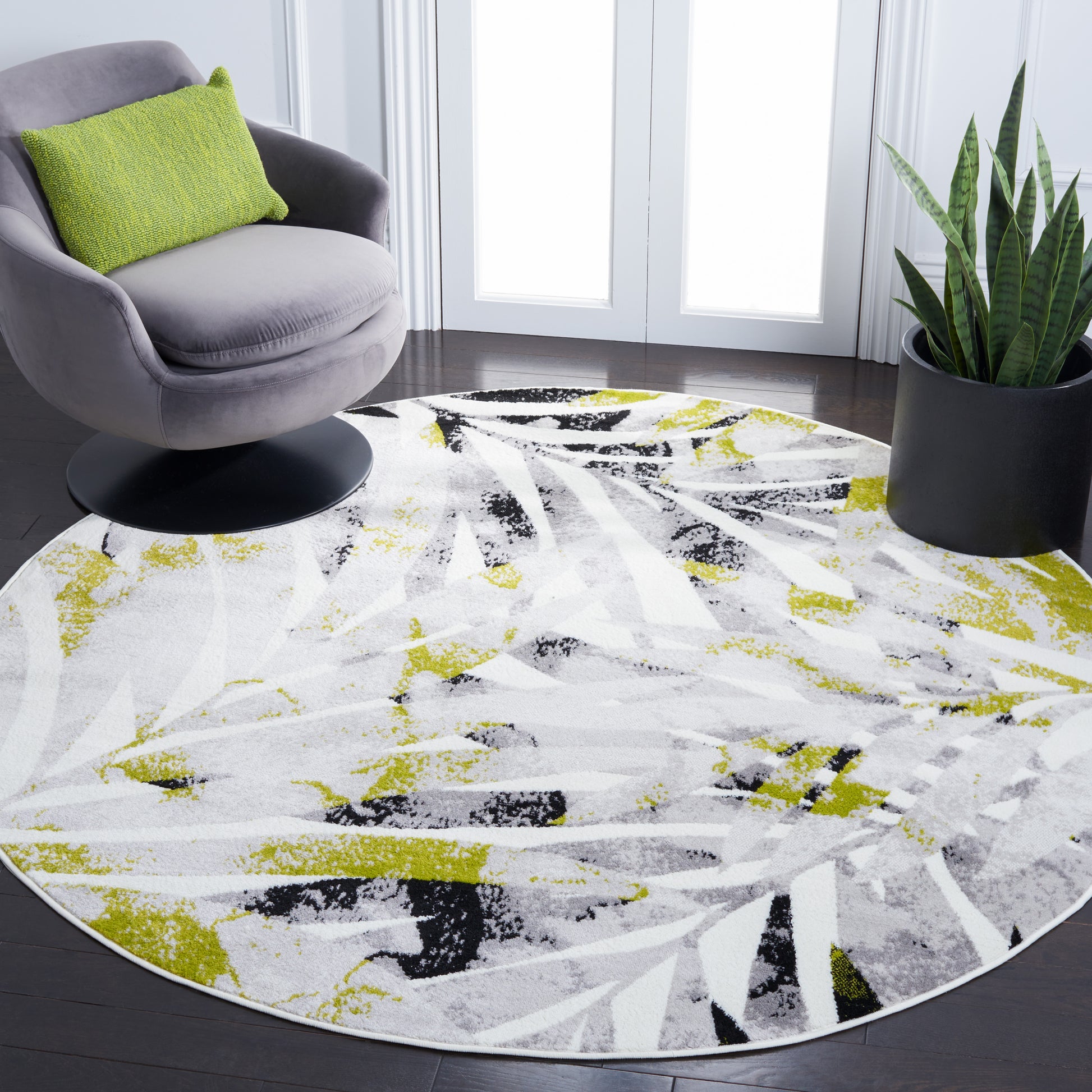 Safavieh Skyler Sky189Y Black/Green Area Rug