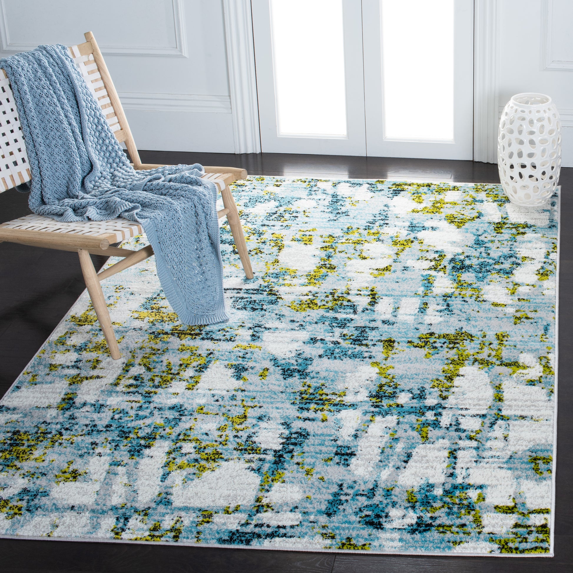 Safavieh Skyler Sky193K Teal/Green Area Rug