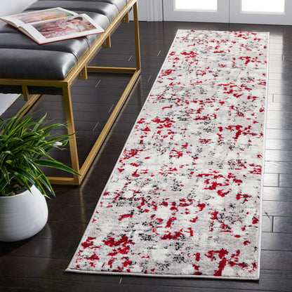 Safavieh Skyler Sky193Q Grey/Red Area Rug