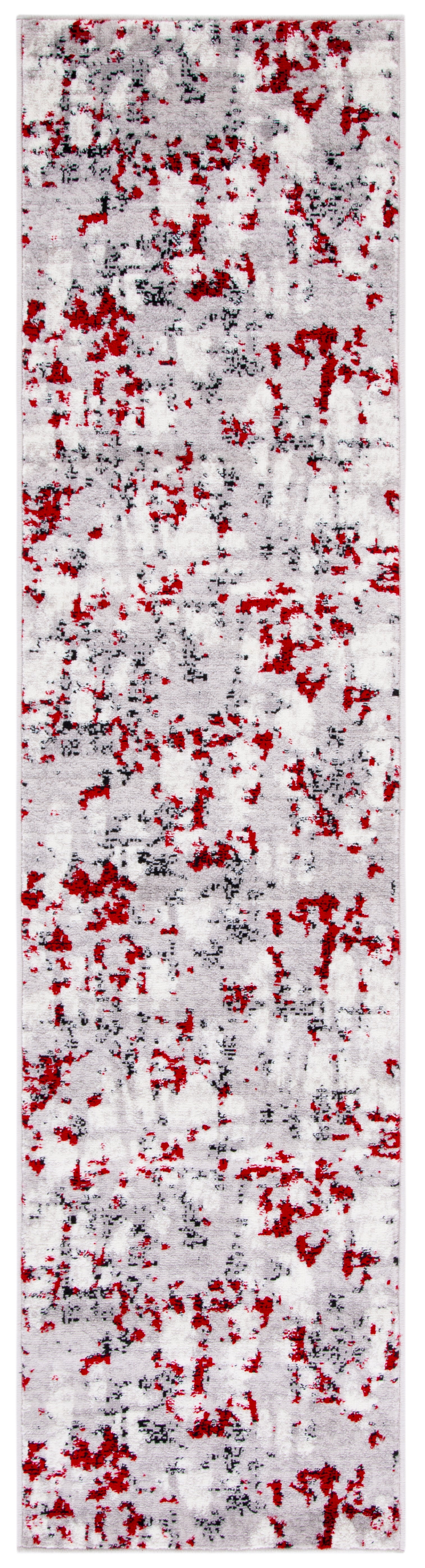 Safavieh Skyler Sky193Q Grey/Red Area Rug