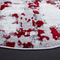 Safavieh Skyler Sky193Q Grey/Red Area Rug