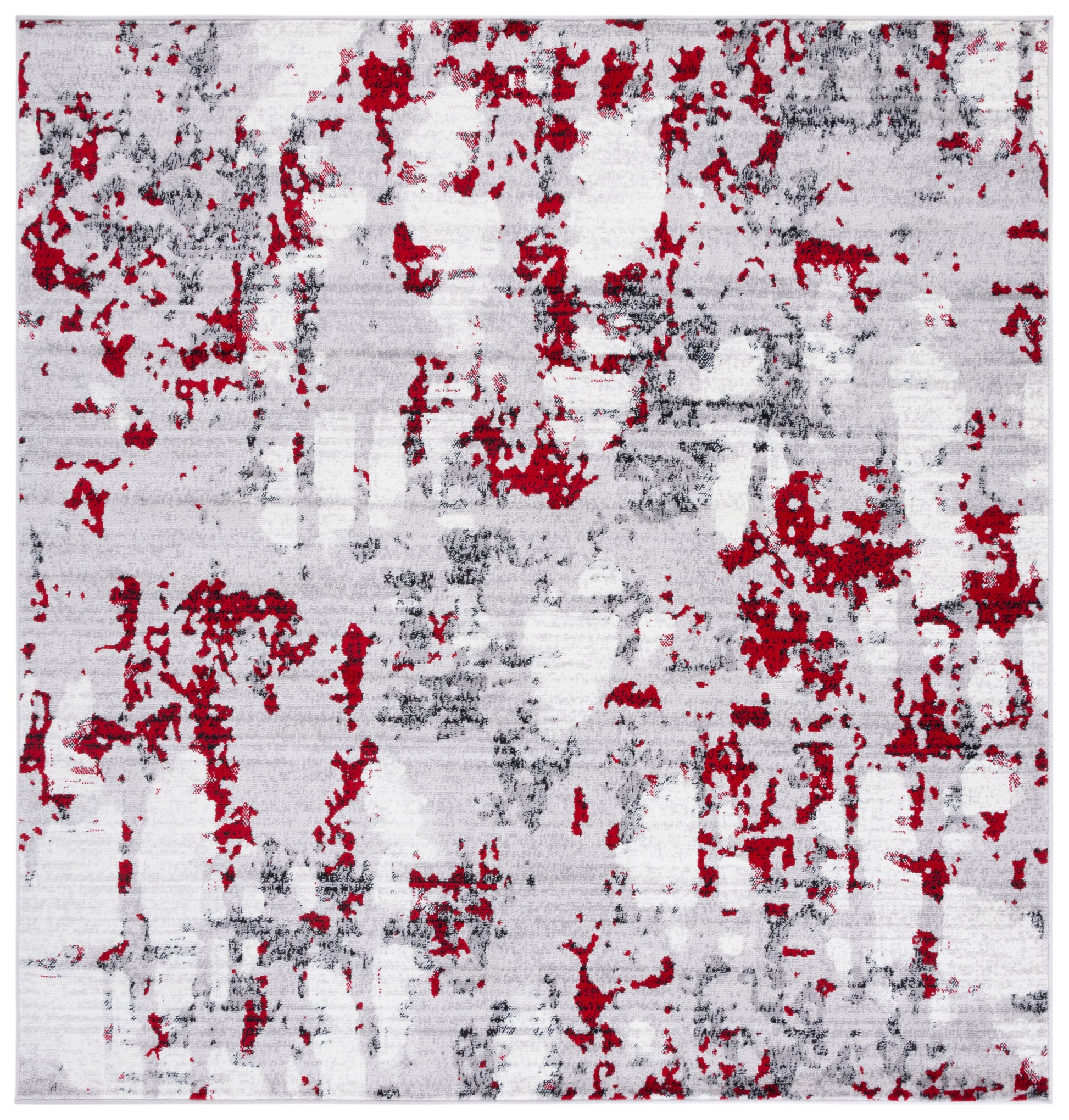 Safavieh Skyler Sky193Q Grey/Red Area Rug