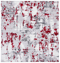 Safavieh Skyler Sky193Q Grey/Red Area Rug