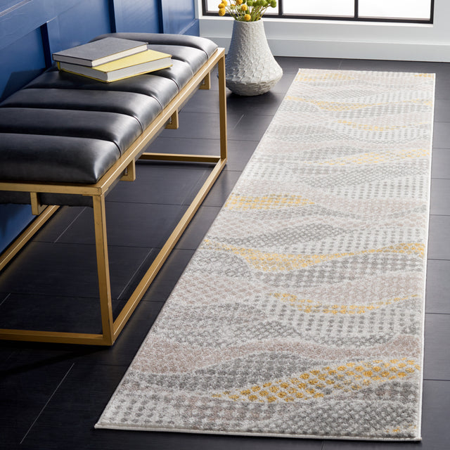 Safavieh Skyler Sky514F Grey Beige/Gold Rug.